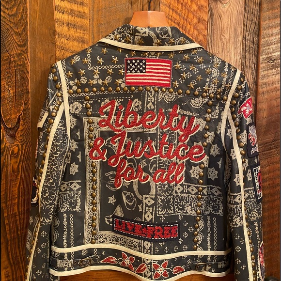 Double D Ranch leather jacket - Picture 1 of 2